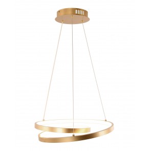 LIEVE Κρεμαστό Φωτιστικό LED-LIEVE-S-ORO Fan Europe χρυσό Ø40cm