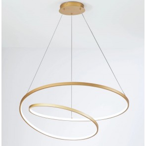 LIEVE Κρεμαστό Φωτιστικό LED-LIEVE-S80-ORO Fan Europe χρυσό Ø80cm