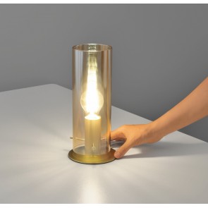 MAGIC επιτραπέζιο φωτιστικό I-MAGIC-L-ORO Fan Europe χρυσό - μελί 