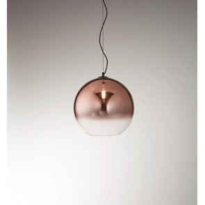 MARTE κρεμαστό φωτιστικό Fan Europe I-MARTE-S35 RM μαύρο, διάφανο γυαλί Ø 35 