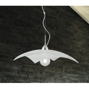 MIRO Κρεμαστό Φωτιστικό Fan Europe με γυάλινο καπέλο Ø45cm