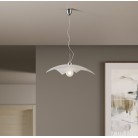 MIRO Κρεμαστό Φωτιστικό Fan Europe με γυάλινο καπέλο Ø45cm