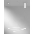 MOMA Κρεμαστό Φωτιστικό LED-MOMA-S60-BCO Fan Europe άσπρο Ø60cm