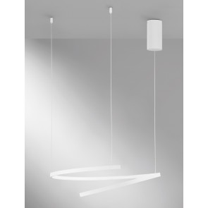 MOMA Κρεμαστό Φωτιστικό LED-MOMA-S60-BCO Fan Europe άσπρο Ø60cm