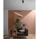 MOMA Κρεμαστό Φωτιστικό LED-MOMA-S60-ORO Fan Europe χρυσό Ø60cm