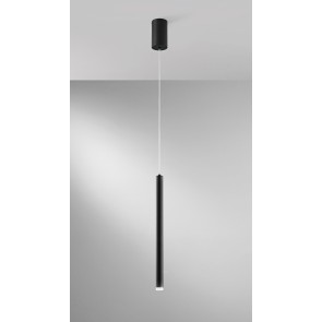 PYPE  Κρεμαστό φωτιστικό σωλήνας LED της  FAN EUROPE  - LED-PYPE-S1-NER  Ø 2,5cm  L41cm μαύρο