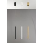 PYPE  Κρεμαστό φωτιστικό σωλήνας LED της  FAN EUROPE  - LED-PYPE-S1-NER  Ø 2,5cm  L41cm μαύρο