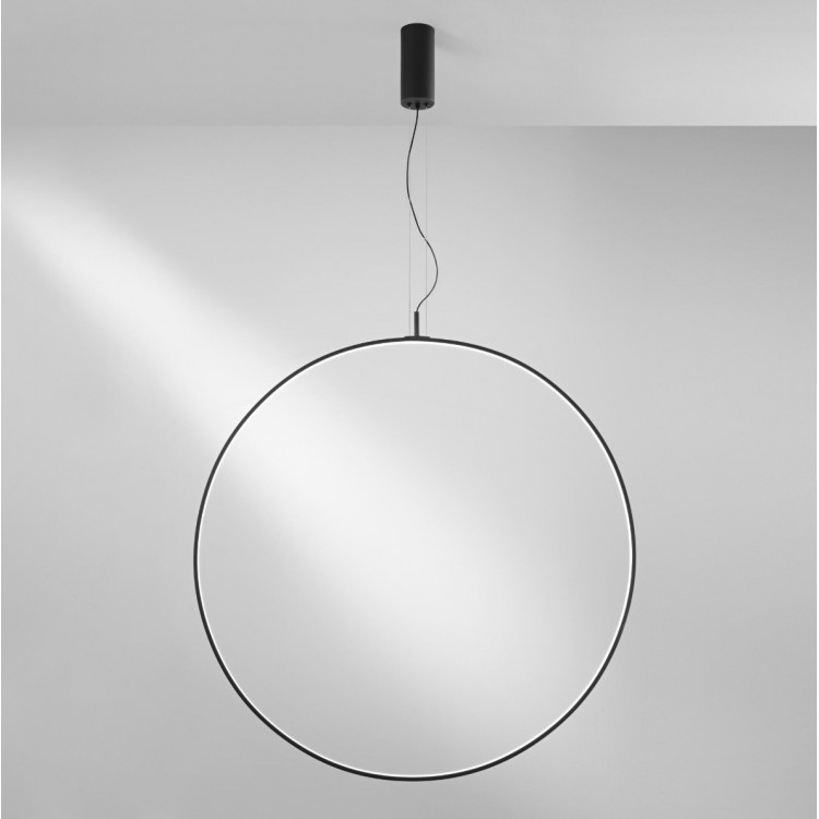 TOORX Κρεμαστό φωτιστικό Fan Europe LED-TOORX-S100-NER  μαύρο 3000 4000 6500K / Ø 100 cm