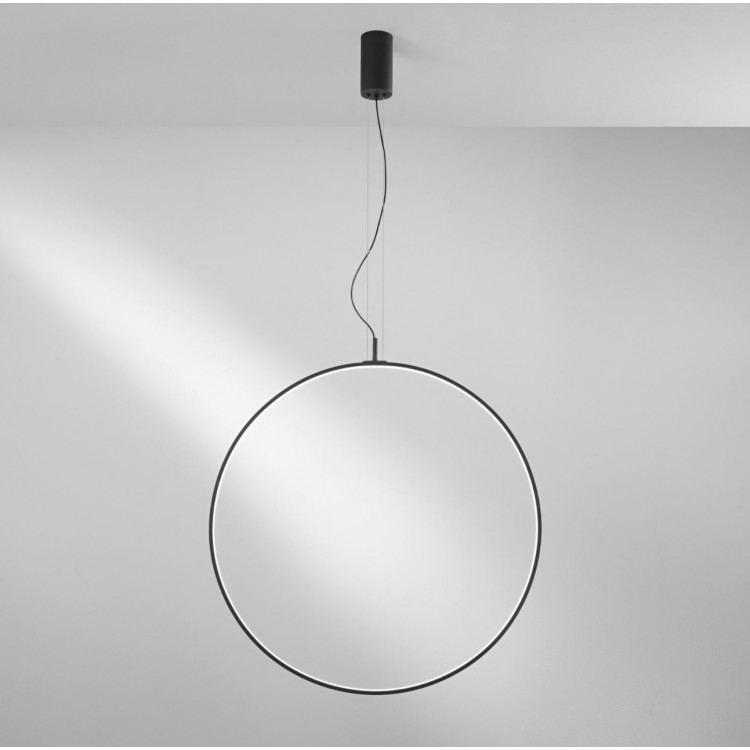 TOORX Κρεμαστό φωτιστικό Fan Europe LED-TOORX-S80-NER  μαύρο 3000 4000 6500K / Ø 80 cm