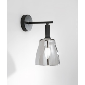 WEIZEN φωτιστικό απλίκα τοίχου Fan Europe I-WEIZEN-AP γυάλινο καπέλο χρωμέ