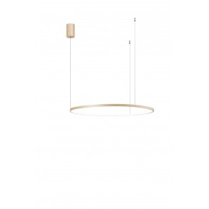 SOEL Κρεμαστό φωτιστικό LED ONDALUCE SO.SOEL/80-ORO χρυσό μέταλλο Ø80cm 38W 3000K