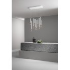 TUBIC Κρεμαστό φωτιστικό LED ONDALUCE SO.TUBIC/10-BCO.OR δεκάφωτο λευκό και χρυσό μέταλλο L70cm W30cm 70W TUBIC Κρεμαστό φωτιστικό LED ONDALUCE SO.TUBIC/10-BCO.OR δεκάφωτο λευκό και χρυσό μέταλλο L70cm W30cm 70W