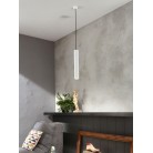 FILO Κρεμαστό φωτιστικό ONDALUCE SO.FILO/GR-B.CO λευκό αλουμίνιο Ø6cm H40cm FILO Κρεμαστό φωτιστικό ONDALUCE SO.FILO/GR-B.CO λευκό αλουμίνιο Ø6cm H40cm