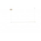 GENIUS Κρεμαστό LED ONDALUCE SO.GENIUS/160-ORO χρυσό μέταλλο 1380lm L160cm GENIUS Κρεμαστό LED ONDALUCE SO.GENIUS/160-ORO χρυσό μέταλλο 1380lm L160cm