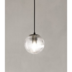 BELLA Φωτιστικό κρεμαστό SO.BELLA/1-TRASP ONDALUCE  Ø15 cm διάφανο