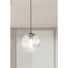 BELLA Φωτιστικό κρεμαστό SO.BELLA/2-TRASP ONDALUCE  Ø24 cm διάφανο