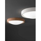 CONCRETE Φωτιστικό οροφής PL.CONCRETE/BIANCO ONDALUCE τσιμεντένιο - λευκό  Ø41 cm