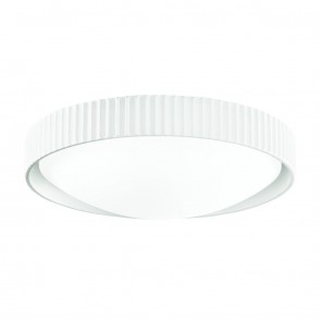 CONCRETE Φωτιστικό οροφής PL.CONCRETE/BIANCO ONDALUCE τσιμεντένιο - λευκό  Ø41 cm