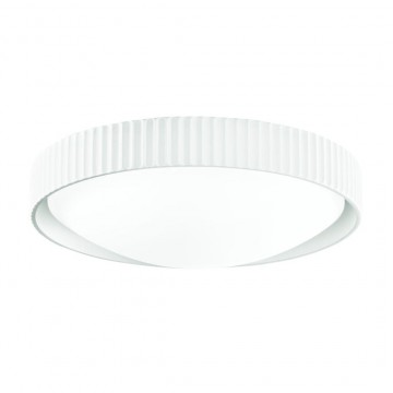 CONCRETE Φωτιστικό οροφής PL.CONCRETE/BIANCO ONDALUCE τσιμεντένιο - λευκό  Ø41 cm