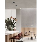 CONCRETE Φωτιστικό κρεμαστό SO.CONCRETE/BIANCO ONDALUCE τσιμεντένιο - λευκό Ø10,5cm