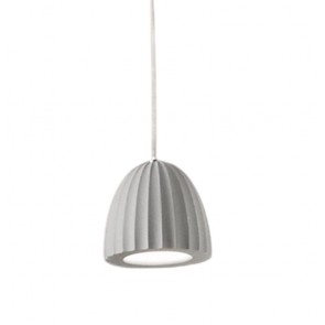 CONCRETE Φωτιστικό κρεμαστό SO.CONCRETE/CEMENT ONDALUCE τσιμεντένιο - γκρι  Ø10,5cm