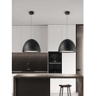 CUPOLA Φωτιστικό κρεμαστό SO.CUPOLA/BIANCO  Ø 60 cm λευκό