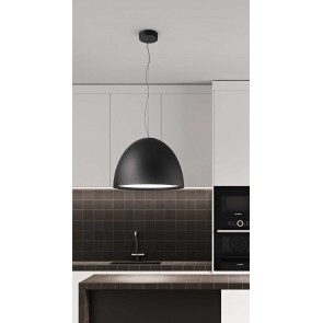 CUPOLA Φωτιστικό κρεμαστό SO.CUPOLA/NERO  Ø 60 cm μαύρο