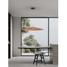 ELLE Φωτιστικό κρεμαστό SO.ELLE/NERO ONDALUCE Ø 90cm μαύρο