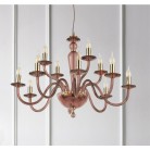 PAGANINI πολυέλαιος  LP.PAGAN/12-BGN Ondaluce - μπορντο 12φωτος