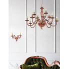 PAGANINI πολυέλαιος  LP.PAGAN/12-BGN Ondaluce - μπορντο 12φωτος