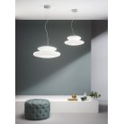 PAGODA Kρεμαστό φωτιστικό SO.PAGODA/60 ONDALUCE λευκό Ø60cm 