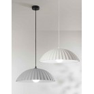 RUSTIC Φωτιστικό κρεμαστό SO.RUSTIC/BIANCO ONDALUCE τσιμεντένιο - λευκό Ø50cm