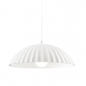 RUSTIC Φωτιστικό κρεμαστό SO.RUSTIC/BIANCO ONDALUCE τσιμεντένιο - λευκό Ø50cm