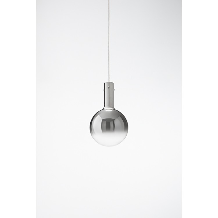 AMPOLLA Κρεμαστό Φωτιστικό γυάλινο LED - PERENZ 8310 SP LC - φιμέ Ø 20cm