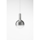 AMPOLLA Κρεμαστό Φωτιστικό γυάλινο LED - PERENZ 8312 SP LC - φιμέ Ø 25cm