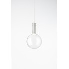 AMPOLLA Κρεμαστό Φωτιστικό γυάλινο LED - PERENZ 8312 TR LC - διάφανο Ø 25cm