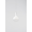 AMPOLLA Κρεμαστό Φωτιστικό γυάλινο LED - PERENZ 8310 B LC - λευκό Ø 20cm