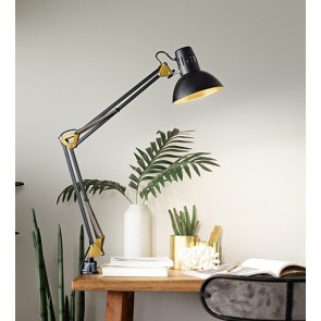 ARC Μεταλλικό πορτατίφ γραφείου PERENZ 4025 NOR - Μαύρο ματ - χρυσό