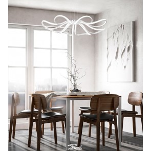 BLOSSOM Φωτιστικό κρεμαστό LED PERENZ 6618 B LC - άσπρο ματ Ø82cm