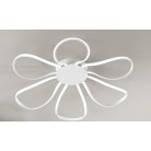BLOSSOM Φωτιστικό Οροφής LED PERENZ 6610 B LC - άσπρο ματ Ø81cm