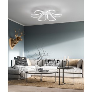 BLOSSOM Φωτιστικό Οροφής LED PERENZ 6610 B LC - άσπρο ματ Ø81cm