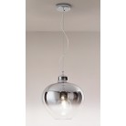 BOWL  Κρεμαστό Φωτιστικό γυάλινο PERENZ 6666 SP - φιμέ Ø 36,5cm