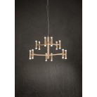CANDLES Φωτιστικό κρεμαστό πολυέλαιος LED PERENZ 8268 OR LC- χρώμα βουρτσισμένο χρυσό  Ø70cm  
