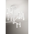CANDLES Φωτιστικό οροφής πολυέλαιος LED PERENZ 8270 B LC - χρώμα λευκό ματ  Ø70cm  