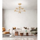 CANDLES Φωτιστικό οροφής πολυέλαιος LED PERENZ 8270 OR LC - χρώμα βουρτσισμένο χρυσό  Ø70cm  