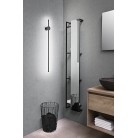 CLOCK Φωτιστικό Απλίκα Τοίχου LED PERENZ 8186 N LC- μαύρο ματ L97cm IP54