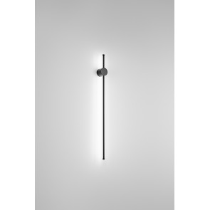 CLOCK Φωτιστικό Απλίκα Τοίχου LED PERENZ 8186 N LC- μαύρο ματ L97cm IP54