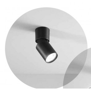 CONNECT  Σποτ Φωτιστικό οροφής PERENZ 6810 N - μαύρο ματ  Ø6cm L13,5cm