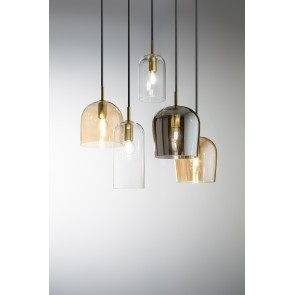 CORO Κρεμαστό Φωτιστικό γυάλινο PERENZ 6938 MC - πολύχρωμο πολύφωτο Ø52cm