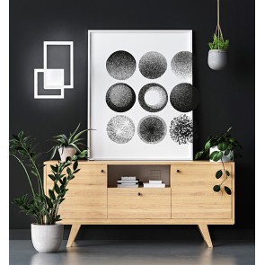 CROSS Απλίκα Τοίχου 6598 B CT λευκό ματ PERENZ  42cm x 29cm x 6cm LED 20W 1160Lm - CCT 3000°/4000°/6000°K